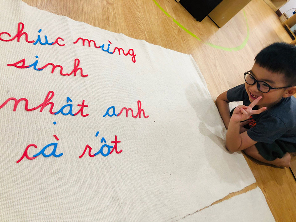 NGÔN NGỮ THEO PHƯƠNG PHÁP MONTESSORI